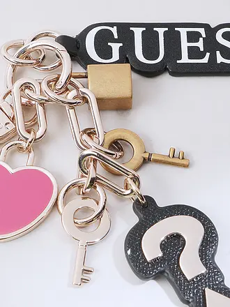 GUESS | Nombre del producto: Llavero
Marca: GUESS
Color: negro
Categorías: Moda, Mujer

Material: Metal
Estilo: Young Fashion, Glamour | 